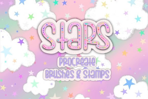 Download Rainbow Stars Procreate Bush &amp; Stamp Set - Premium Resources