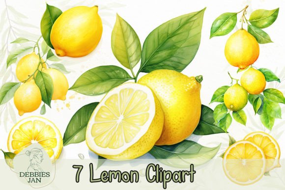 Download Watercolour Lemon Clipart - Lemon clipart Collection