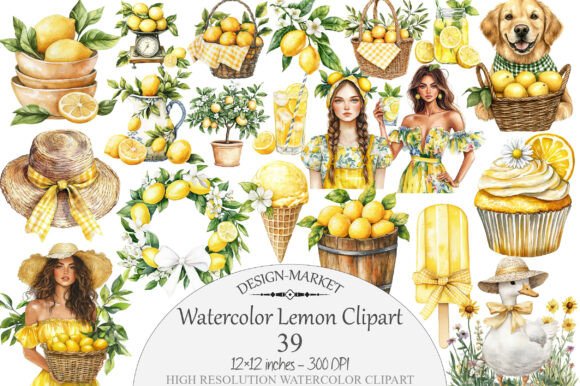 Download Watercolor Lemon Clipart - Lemon clipart Collection