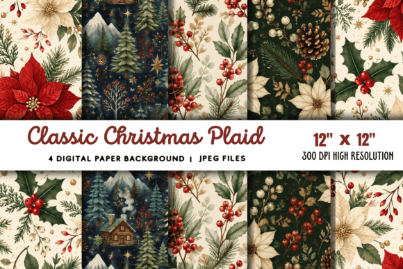 Download Classic Christmas Plaid Background 5 - Plaid background Collection