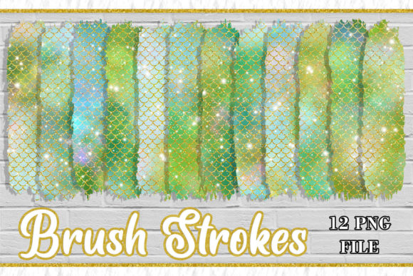 Download Brush Strokes Clipart, Scales Mermaid - Premium Resources