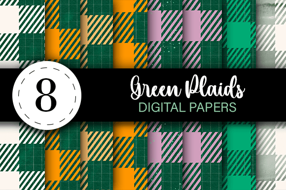 Download St Patricks Day Plaid Background Paper - Premium Resources